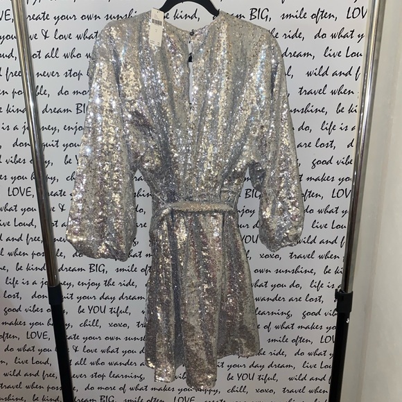 LISABETTE SEQUINED MINI DRESS - Picture 6 of 10